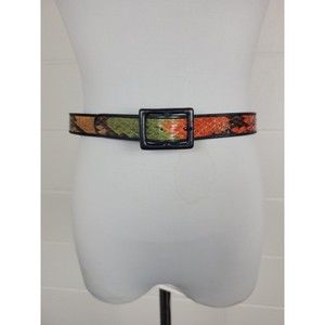 Vintage Givenchy Women's Snakeskin Belt 5245‎ Large 35"